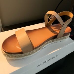 Open toe espadrilles. Brand new